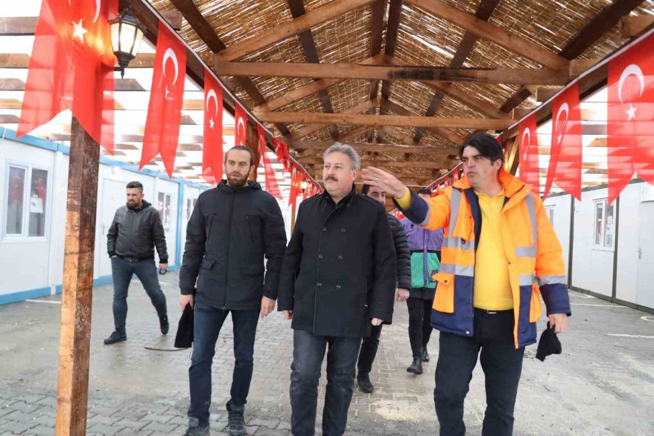 Başkan Palancıoğlu, Bakan Soylu ile Çarşıda İnceleme Yaptı