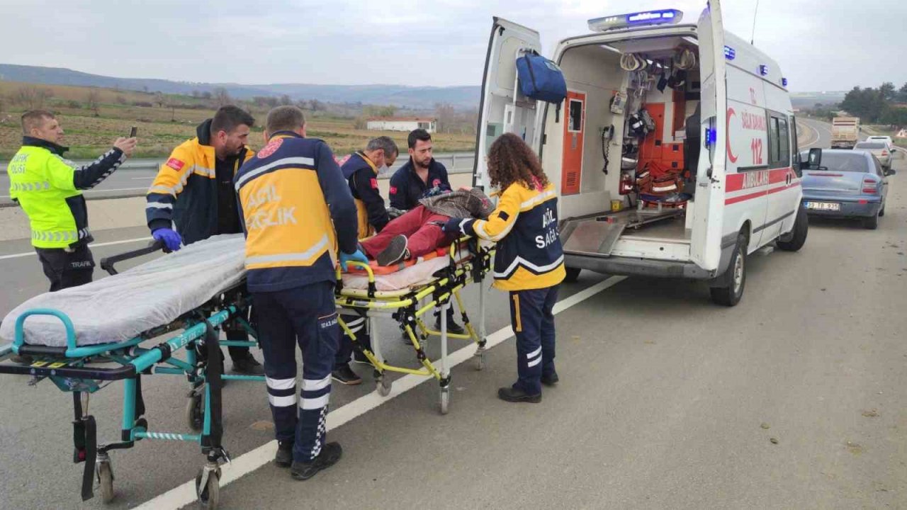 Tekirdağ’da otomobil biçerdövere çarptı: 1 ölü