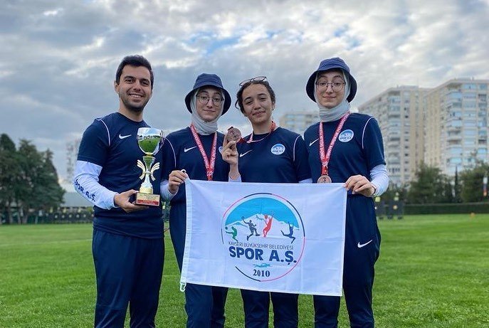 Kayserili okçular 3’üncü oldu