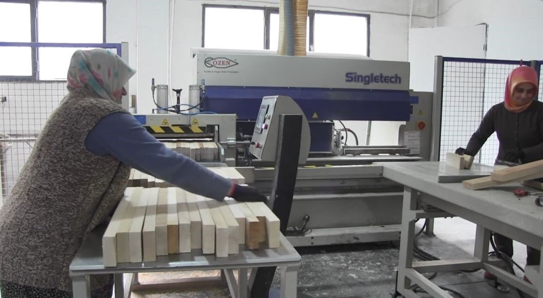 Artvin’de kadınların ürettiği keresteler Avrupa ve Ortadoğu ülkelerine ihraç ediliyor