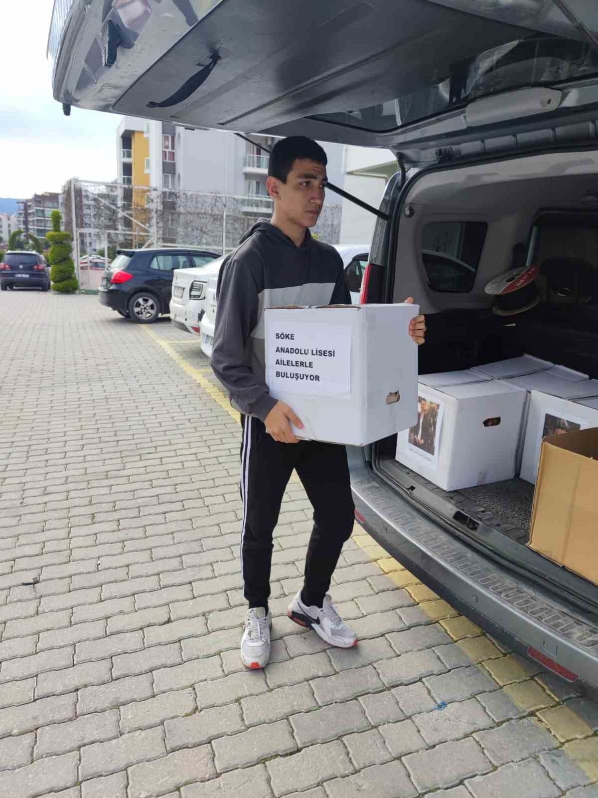 Liseli gençlerden depremzede aileleri duygulandıran proje