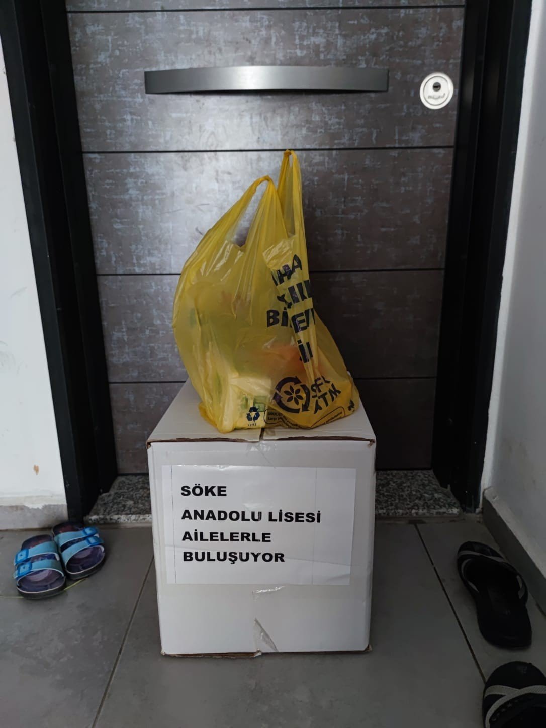 Liseli gençlerden depremzede aileleri duygulandıran proje