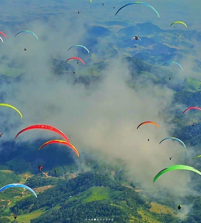 Çameli Yamaç Paraşütü takımı, Brezilya’da 3.’cü oldu