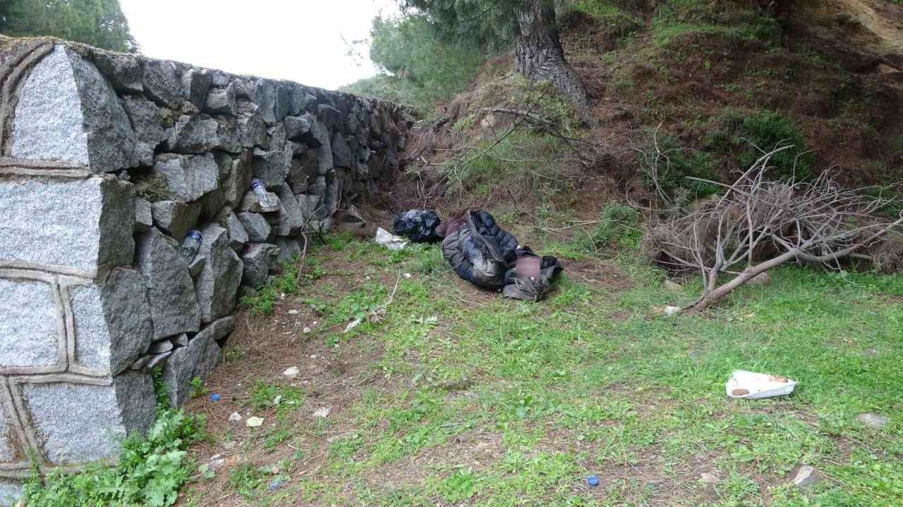 Evsiz adam ormanlık alanda ölü bulundu