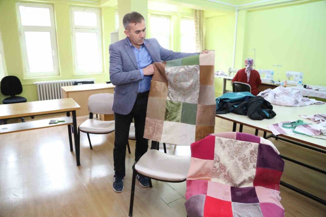 Eski eşyalar işlenerek yeniden ekonomiye kazandırılıyor