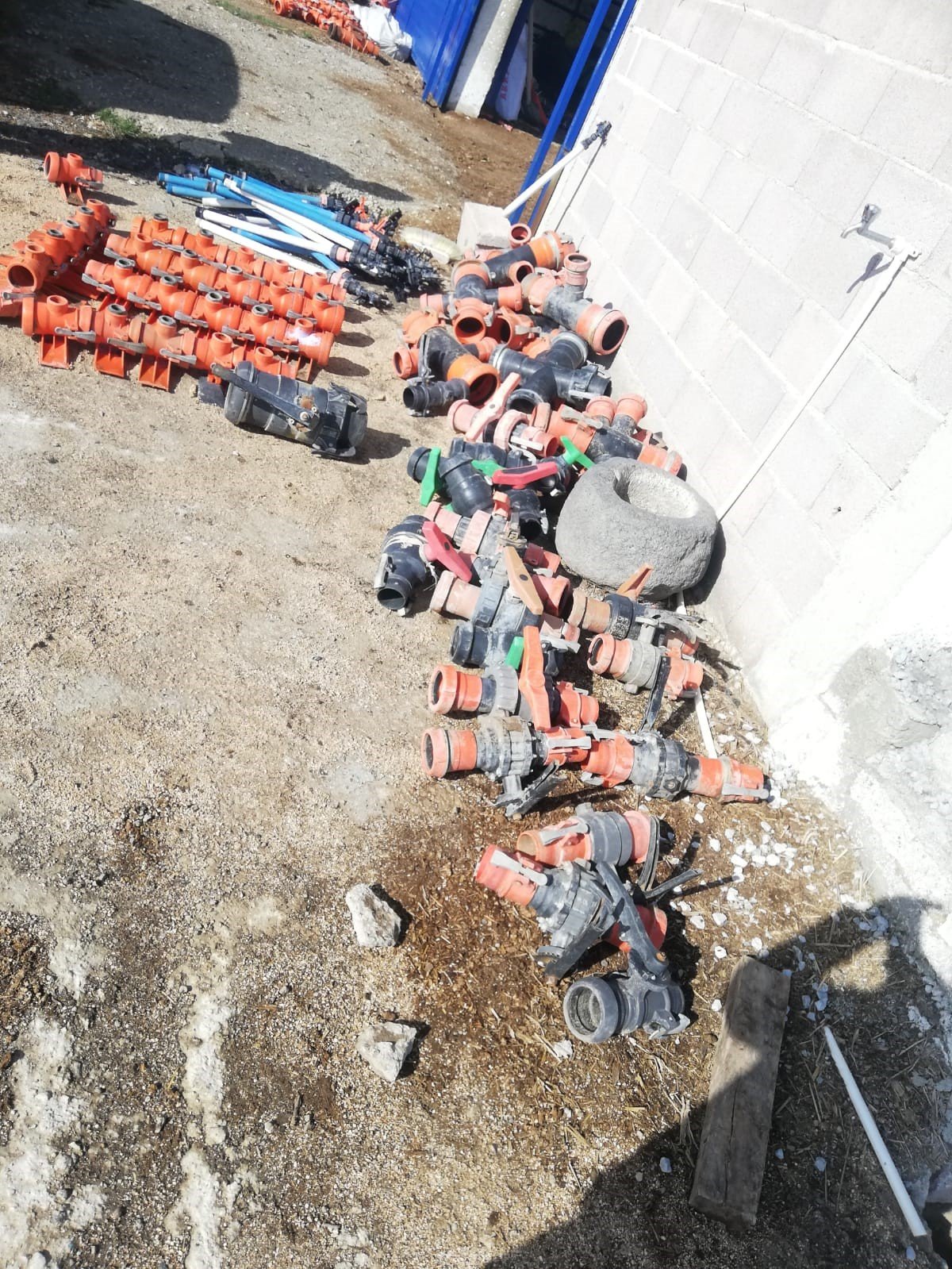 Kayseri’de çalınan malzemeler Nevşehir’de bulundu