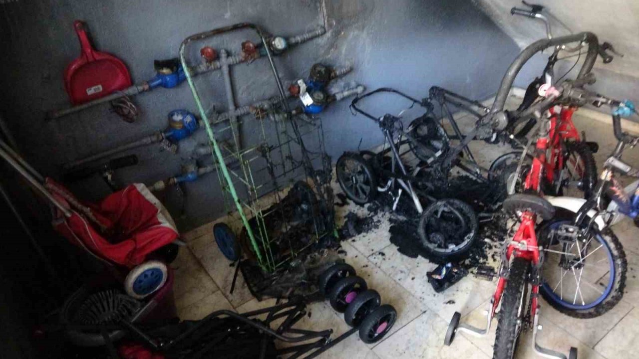 Yangın ihbarı 112, itfaiye ve polisi alarma geçirdi