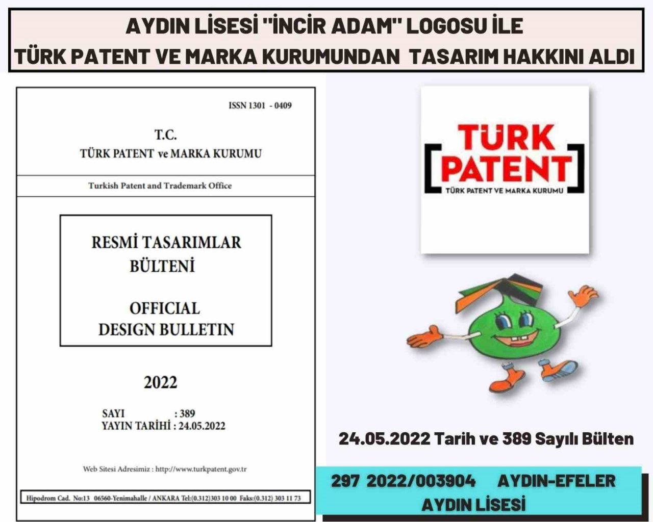 Aydın Lisesi’nin patent başarısı