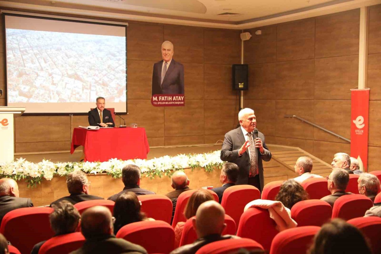 Efeler ’kentsel dönüşüm’ için toplandı