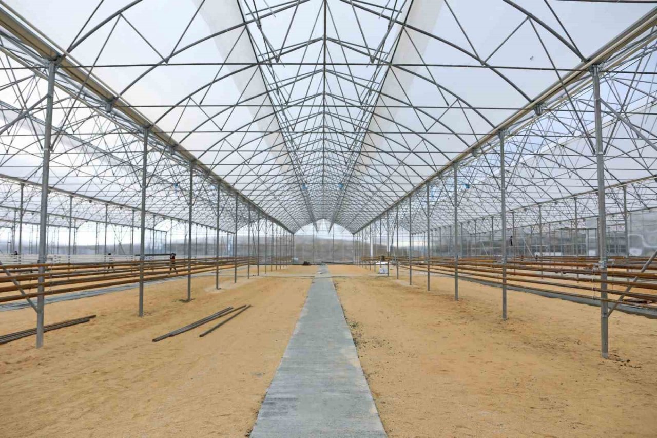 Elazığ’da jeotermal sera sahasının ilk etap çalışmaları tamamlandı