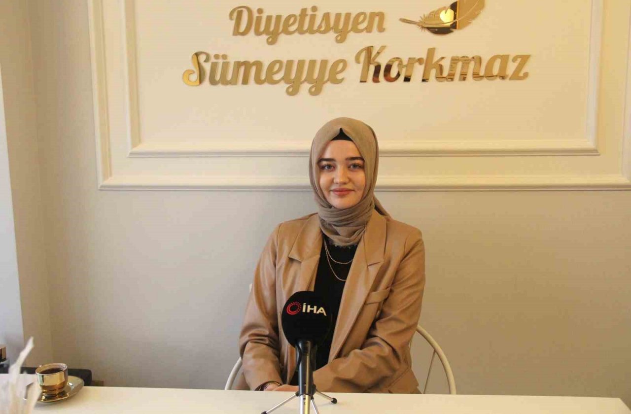 Diyetisyen Sümeyye Korkmaz’dan Ramazan’da beslenme uyarısı