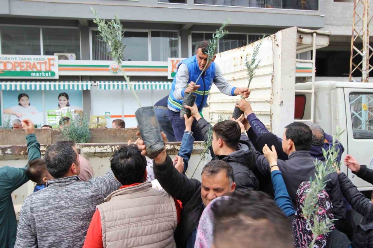Cumhuriyet’in 100. yılında doğaya 100 zeytin fidanı armağan edildi