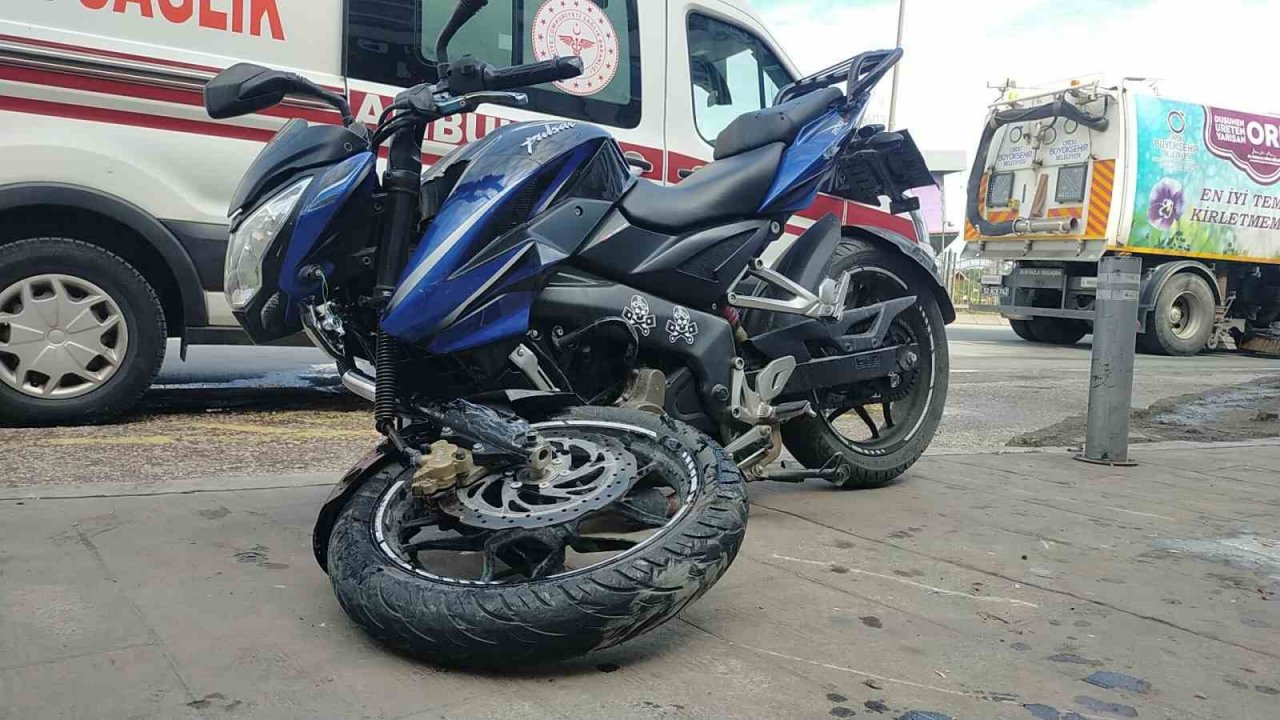 Ordu’da motosiklet sürücüsü kaza yaptı: 1 yaralı