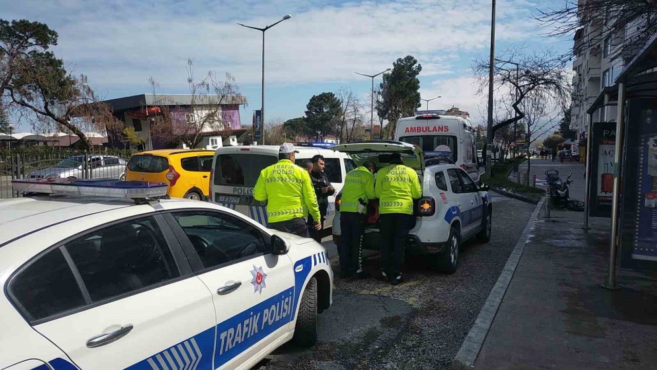Ordu’da motosiklet sürücüsü kaza yaptı: 1 yaralı