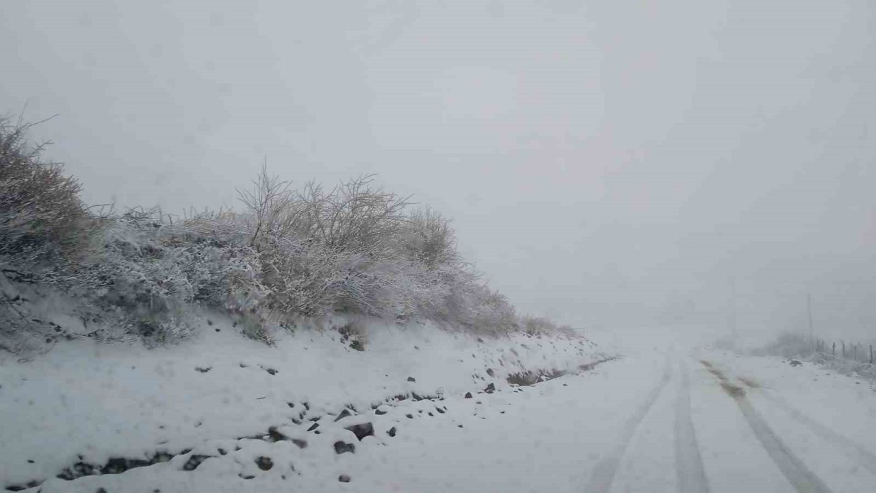 Ordu’nun yüksek kesimleri karla kaplandı