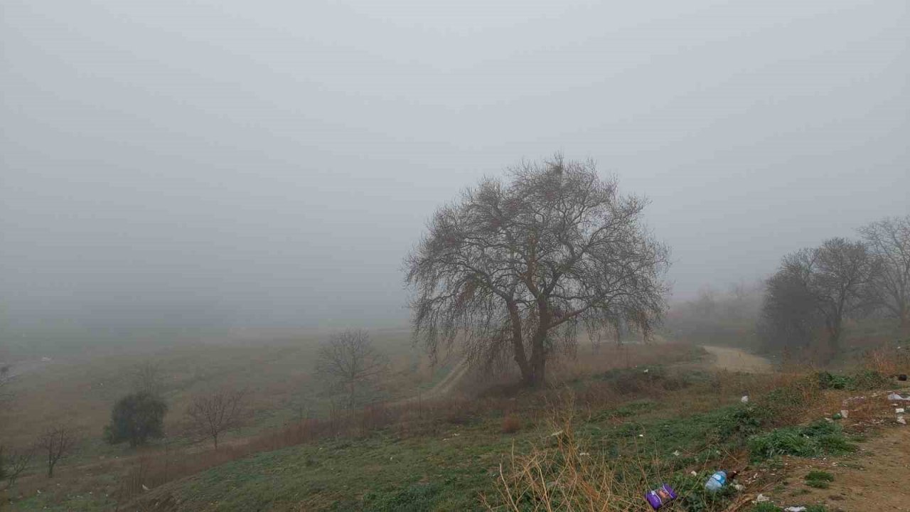 Tekirdağ sisle kaplandı: Göz gözü görmüyor