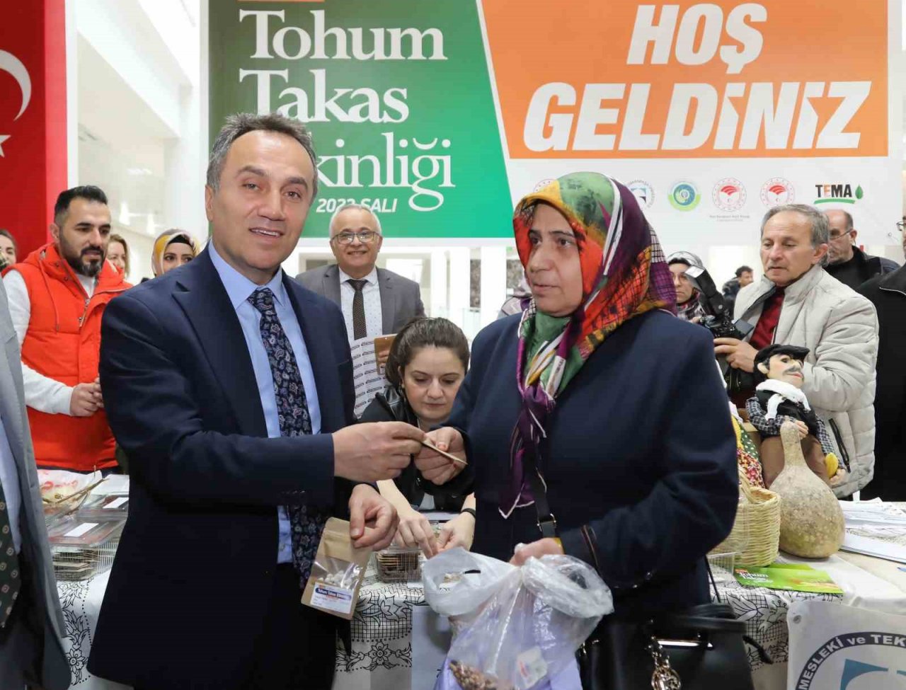 Ata tohumu takas etkinliği yoğun ilgi gördü