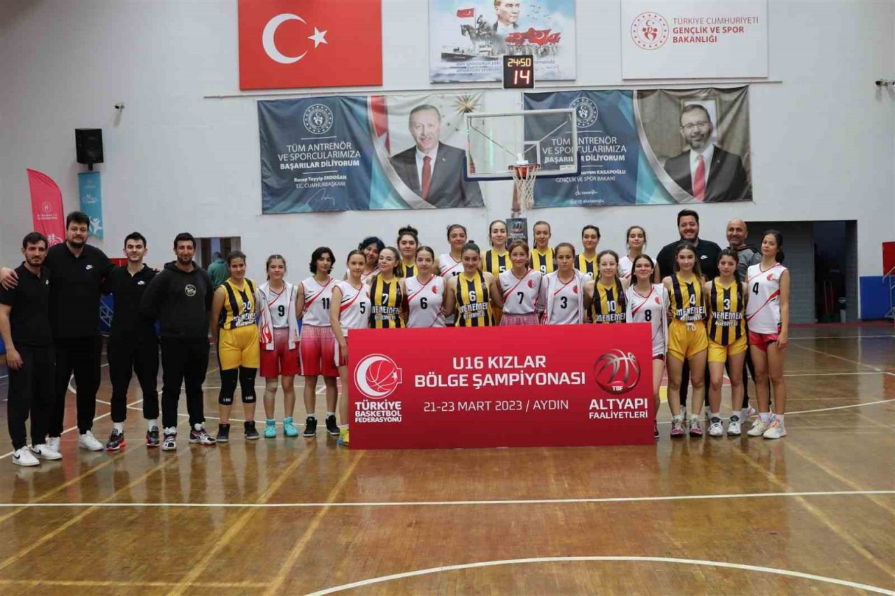 Aydın’da U16 Kızlar Basketbol Bölge Şampiyonası başladı