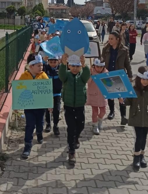 Minik öğrenciler Dünya Su Günü’nü kutladı
