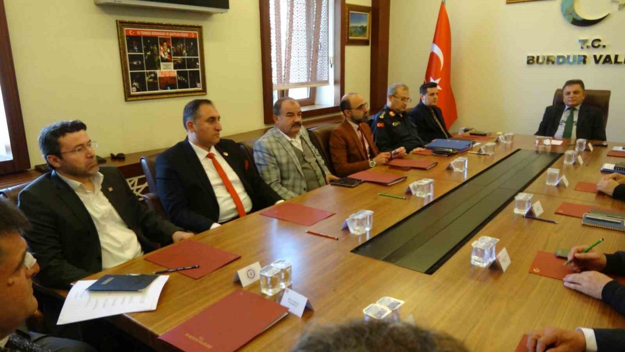 Burdur’da seçim tedbirleri toplantısı yapıldı