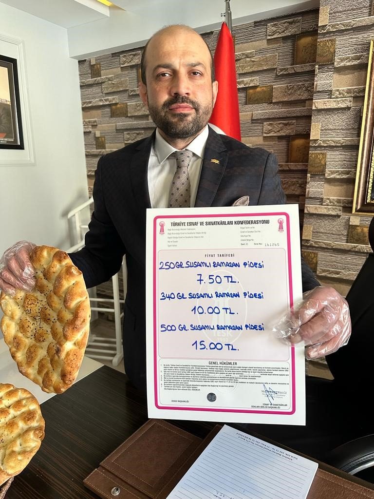 Denizli de Ramazan pidesi 3 ayrı fiyattan satılacak