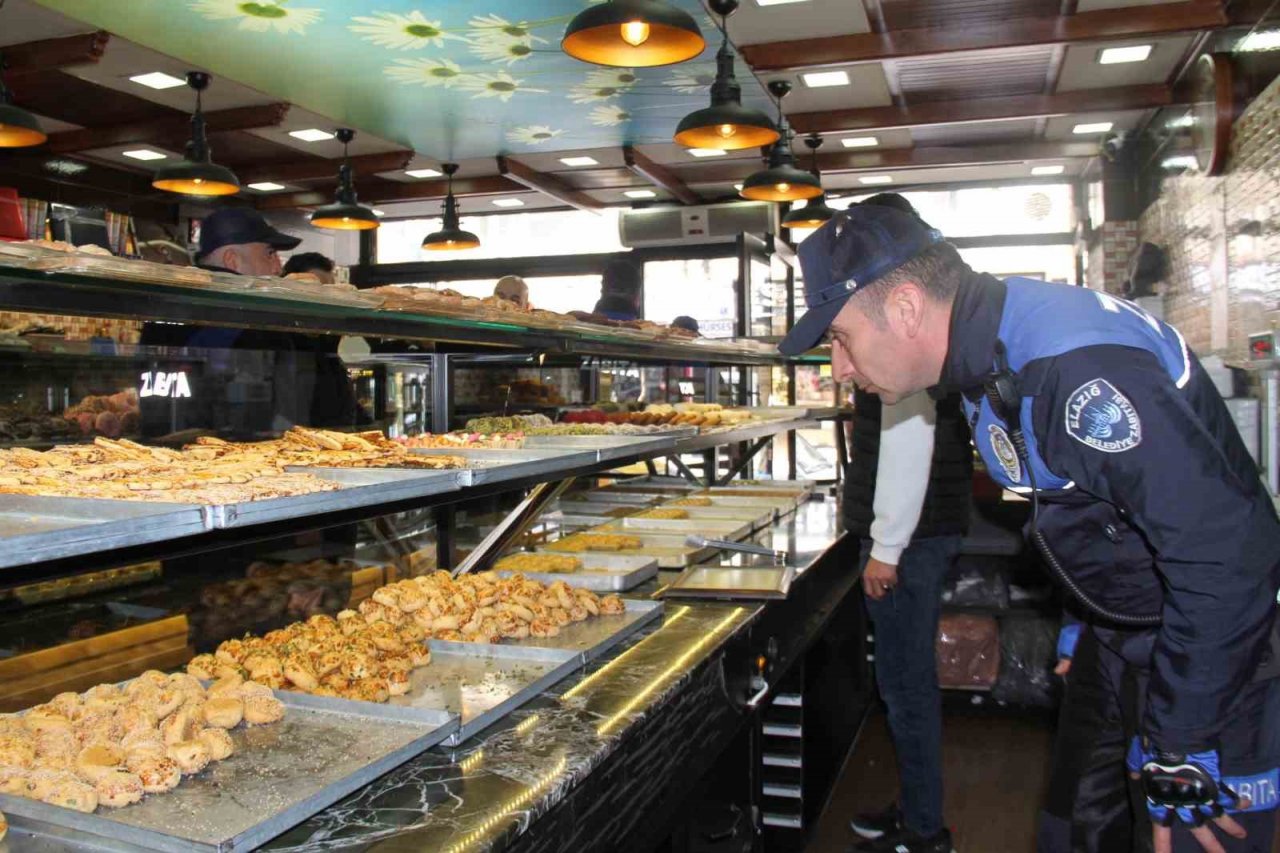Elazığ’da zabıta ekiplerinden Ramazan ayı öncesi denetim