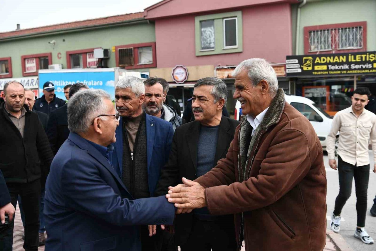 Başkan Büyükkılıç’tan Doğu Garajı esnafına ziyaret