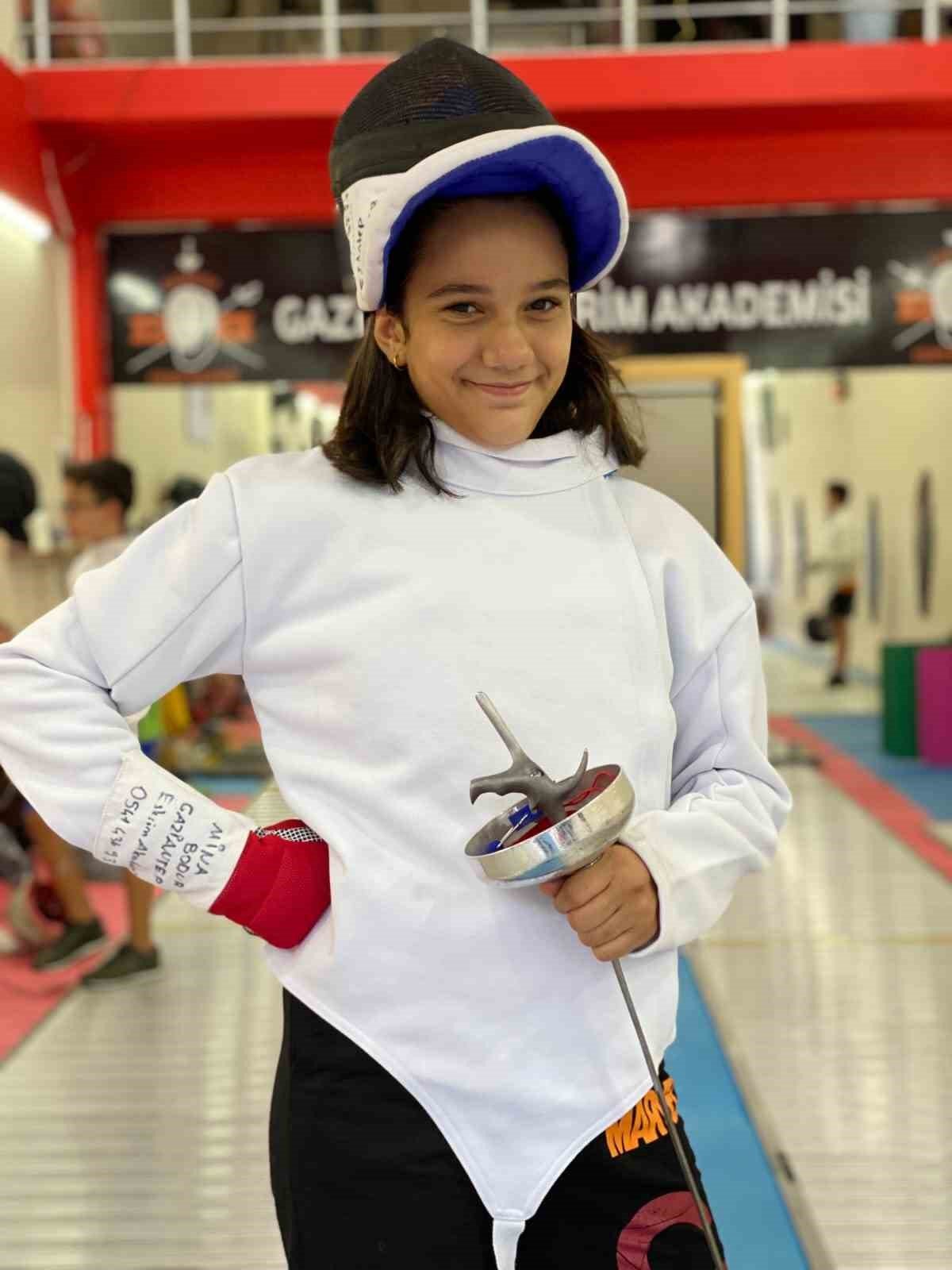 Eskrimde Gaziantep’ten bir yıldız doğuyor