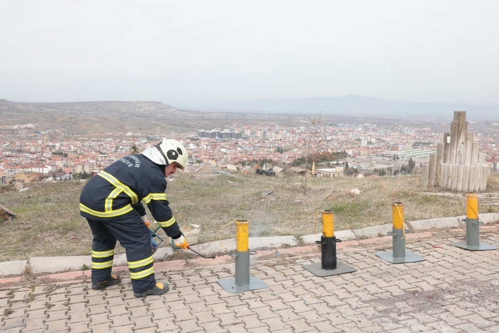 Nevşehir’de Ramazan için top atışı yapıldı