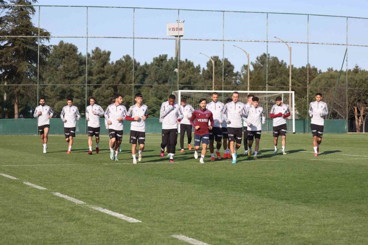Trabzonspor, Kayserispor maçı hazırlıklarını sürdürdü