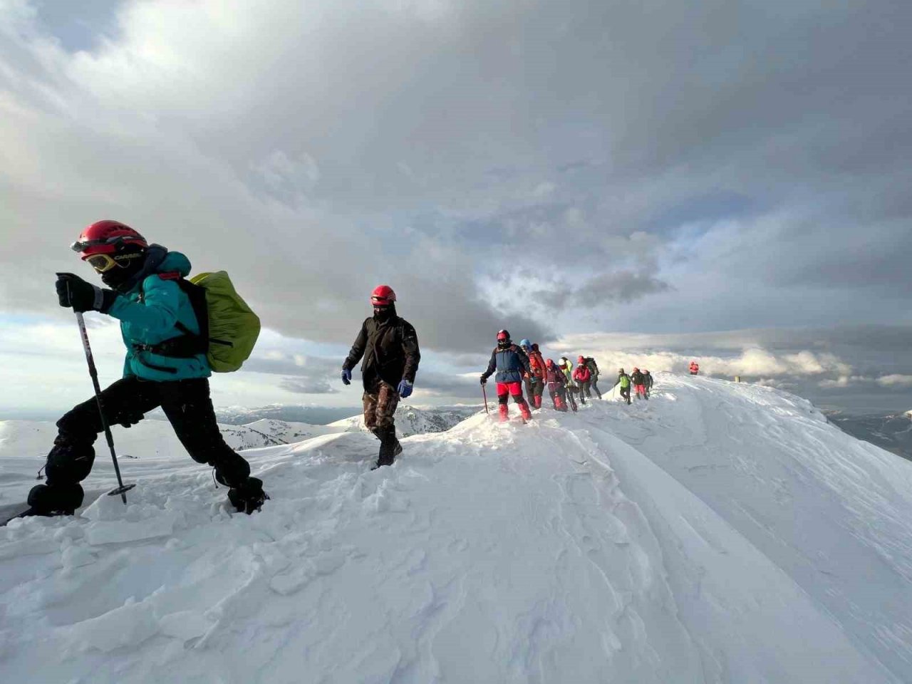 Depremden döndüler, Zigana Dağı’nda kış eğitimi gerçekleştirdiler