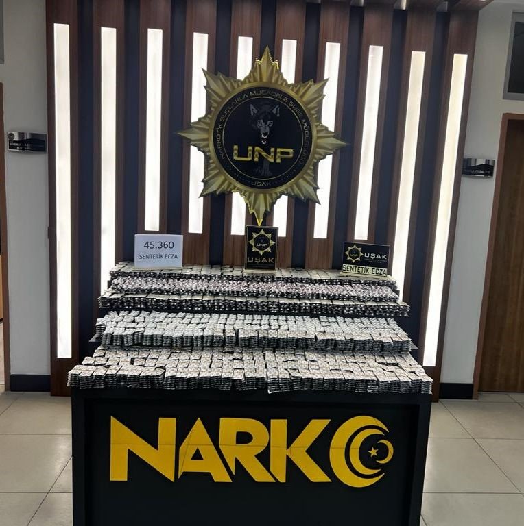 45 bin sentetik hapla yakalanan şüpheli tutuklandı