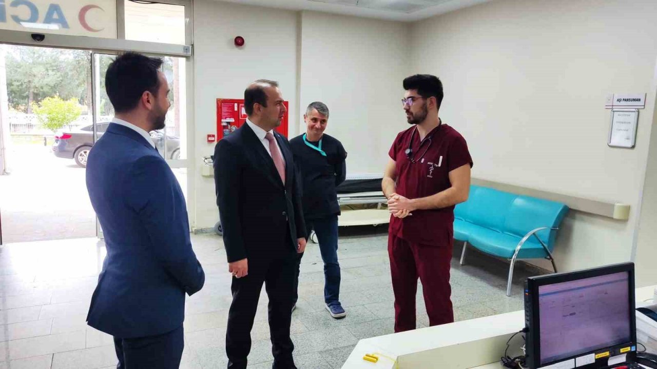 Aydın İl Sağlık Müdürü Şenkul Sultanhisar’daki sağlık çalışmalarını yerinde inceledi