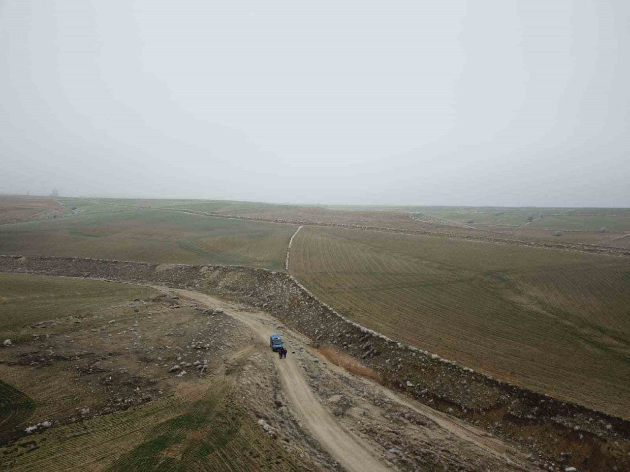 Eskişehir’de 33 küçükbaş hayvan dron desteğiyle bulundu