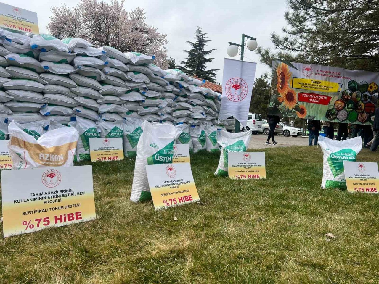 Nevşehir’de çiftçilere 149 ton tohum dağıtıldı