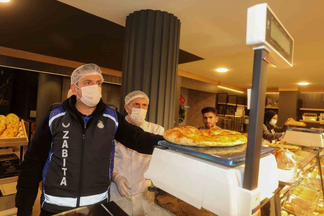 Yenimahalle Belediyesi zabıta ekipleri fırınları denetledi