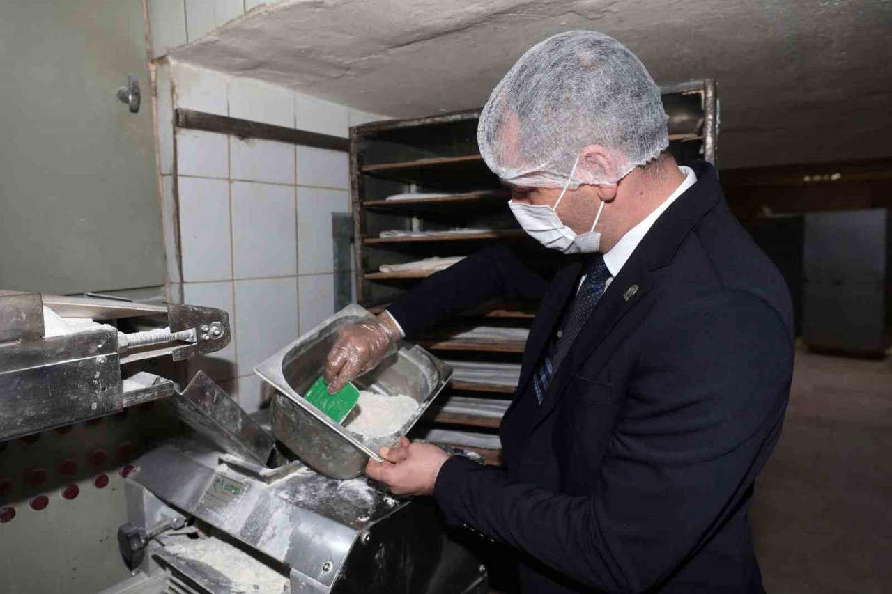 Yenimahalle Belediyesi zabıta ekipleri fırınları denetledi