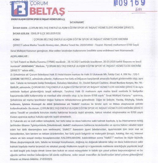 Ucuz et satmak isteyen ilçe belediyesine ihtarname şoku