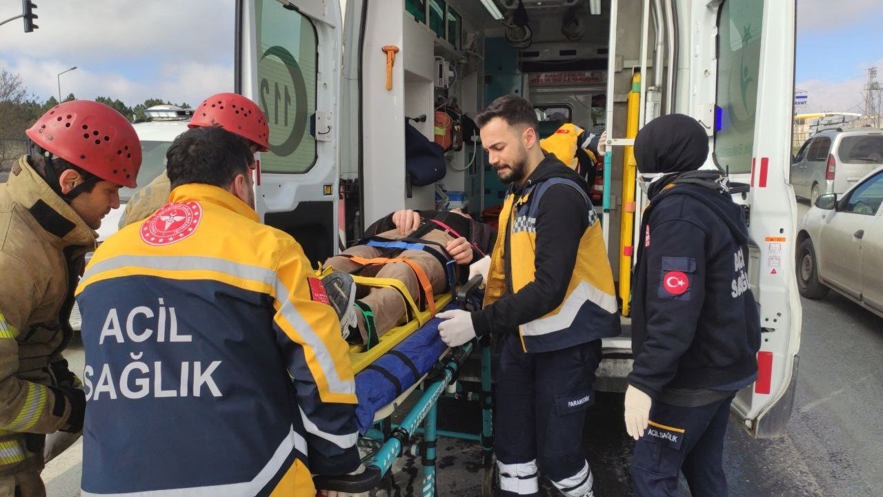 Sultangazi’de trafik kazası: 1 yaralı