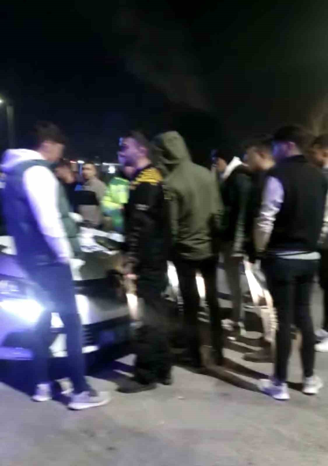 Drift attı, 20 bin TL ceza yedi...O anlar kamerada