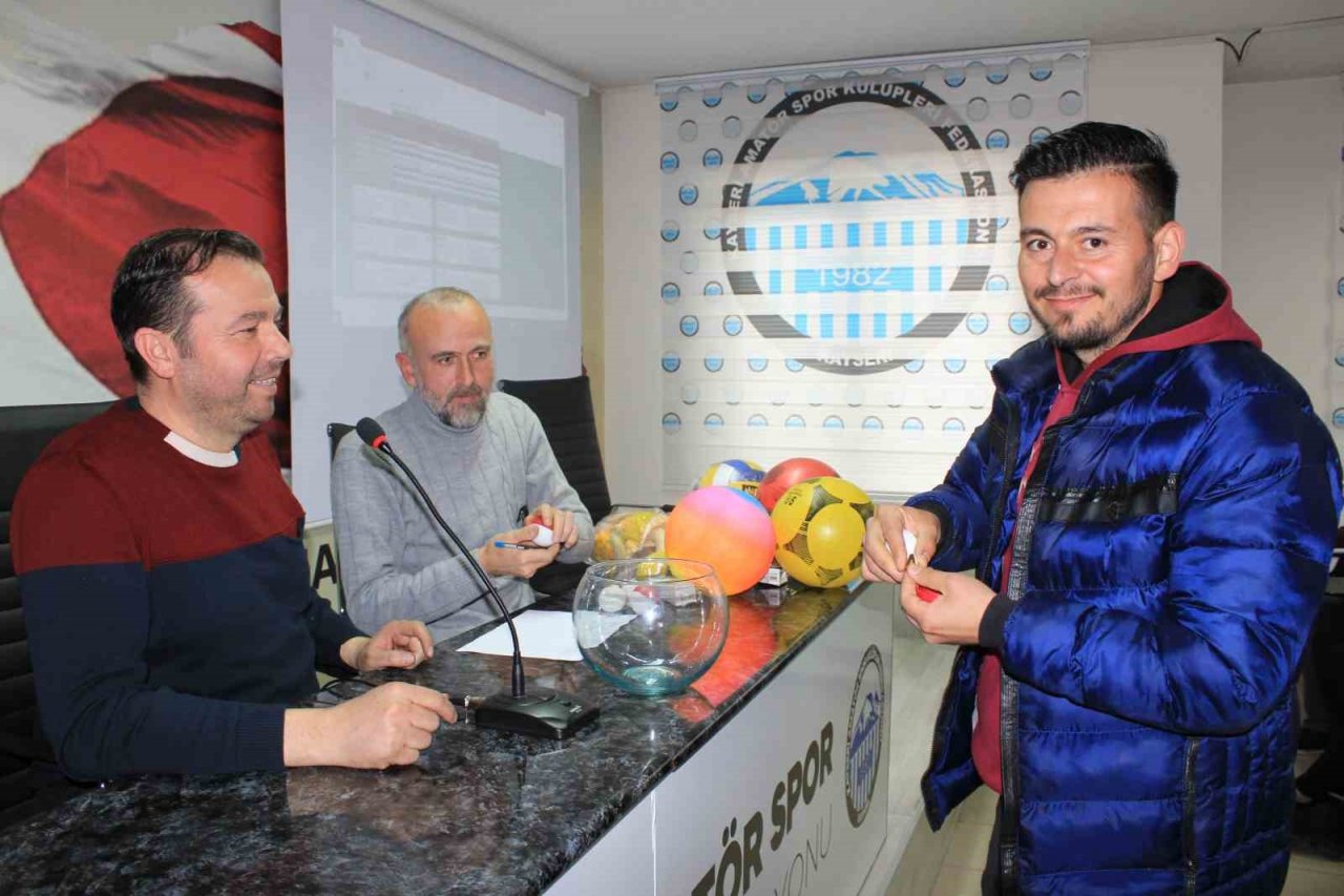 Kayseri 2. Amatör Küme fikstür çekimi yapıldı