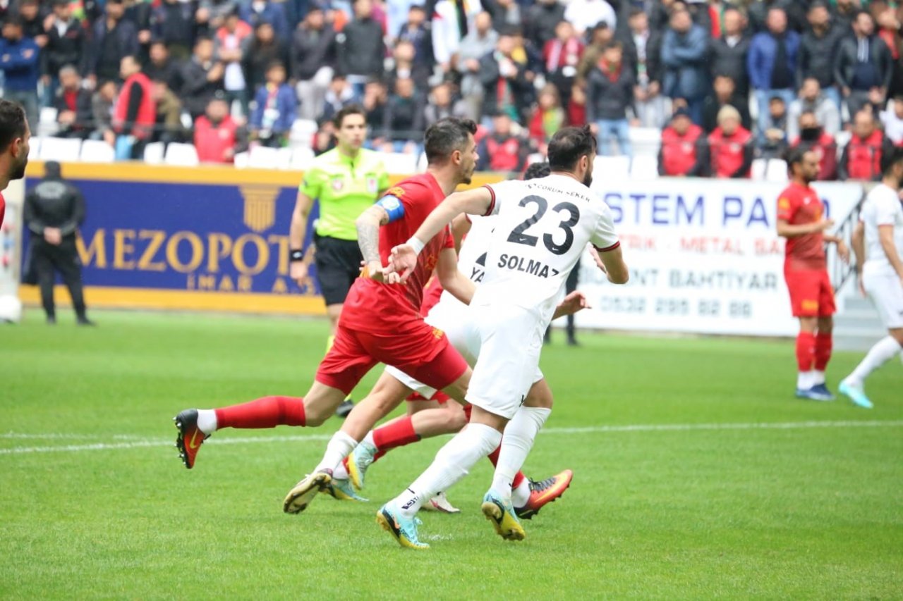 Amedspor, sahasında Çorum’a kaybetti