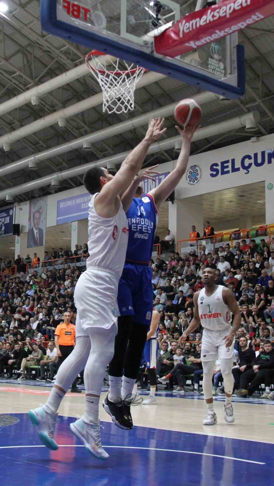 Basketbol Süper Ligi: Konyaspor: 83 - A.Efes: 99