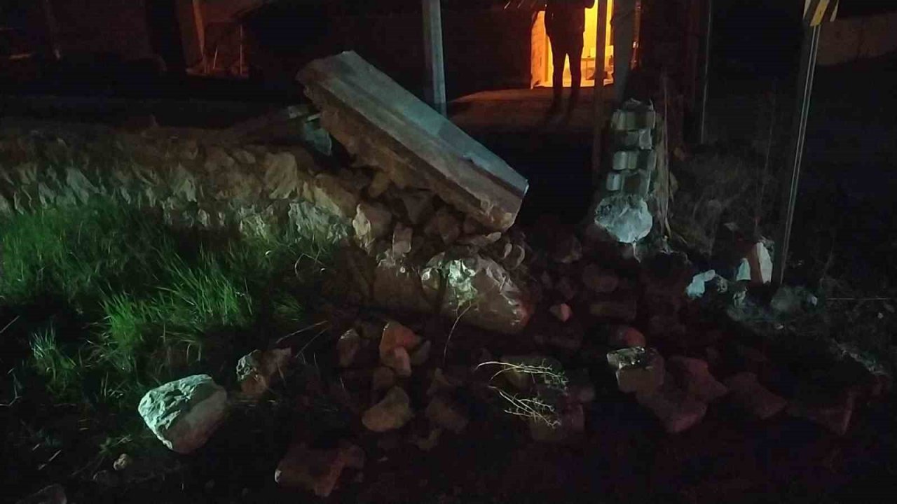 Kontrolden çıkan otomobil takla attı, sürücü ölümden döndü