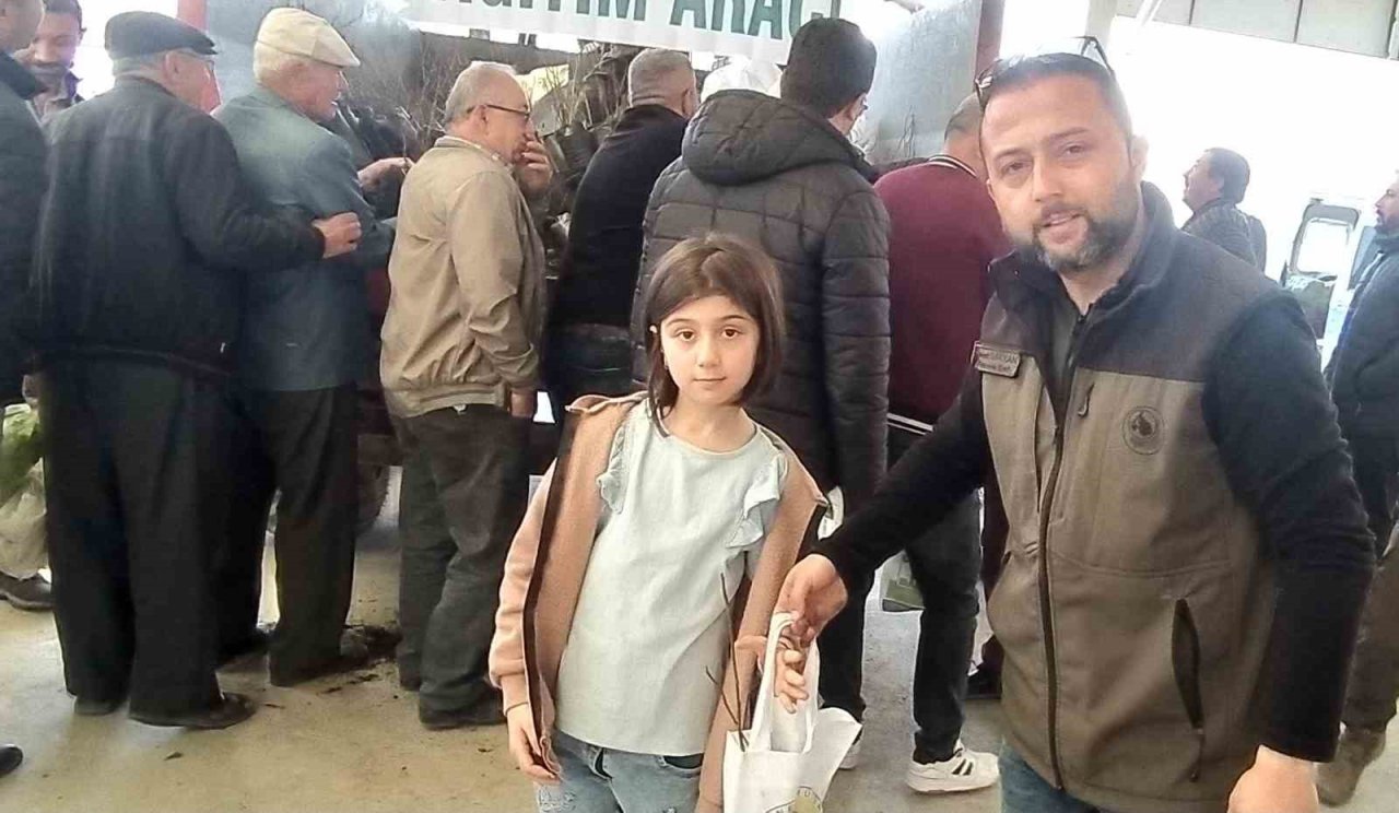 Hisarcık’ta 3 bin 500 fidan dağıtıldı