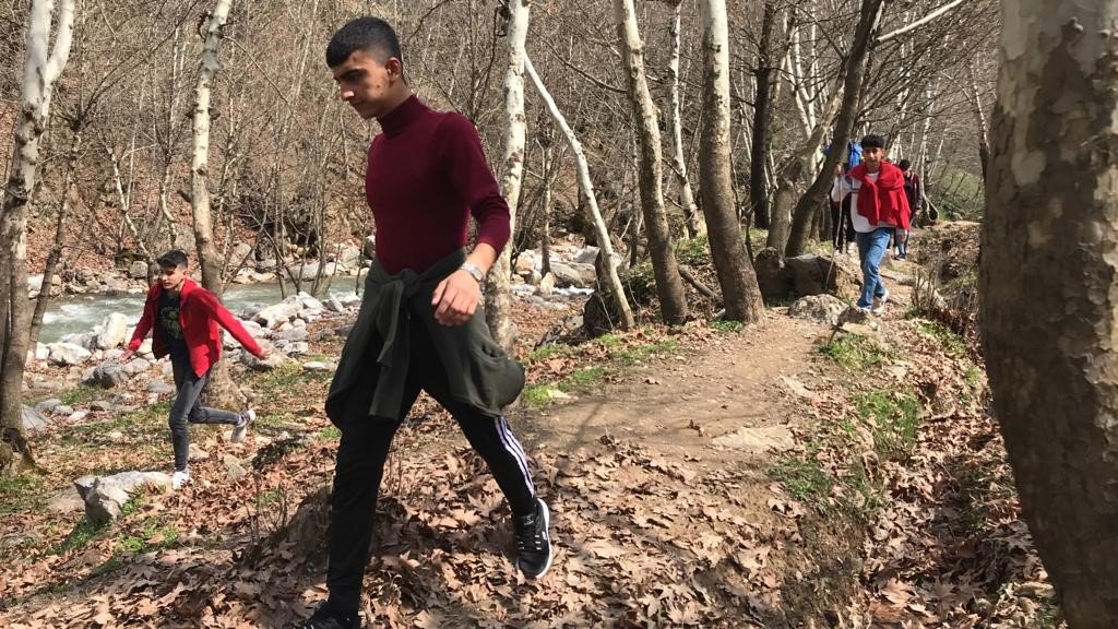 Batman’da kuruyan şelale yağışlarla yeniden canlandı