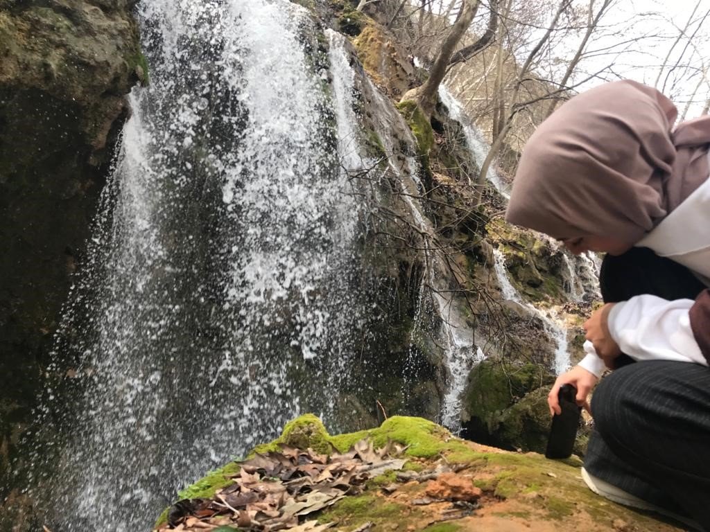 Batman’da kuruyan şelale yağışlarla yeniden canlandı