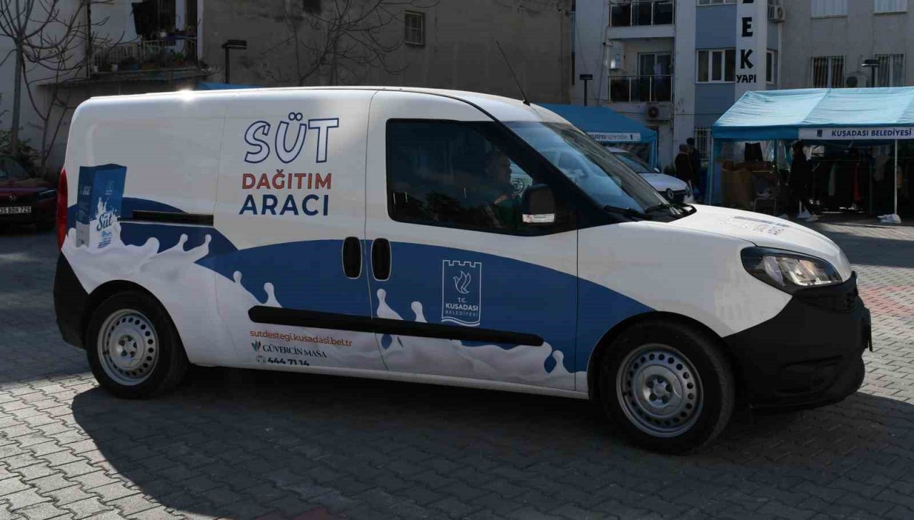 Kuşadası Belediyesi’nin süt desteği 1 haftada 418 çocuğa ulaştı