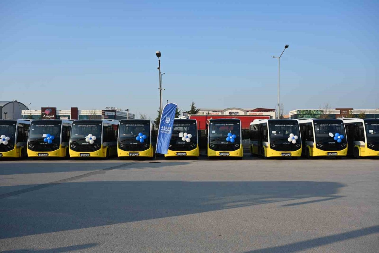 Bursa’nın ulaşım ağına 56 otobüs daha entegre edildi