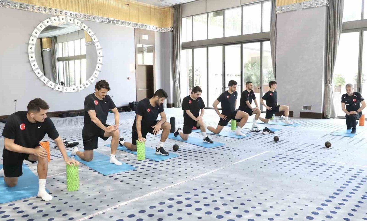 A Milli Futbol Takımı, Hırvatistan maçının hazırlıklarını sürdürdü